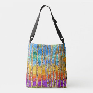 Beautiful and Colourful Aspen Trees Tote Bag