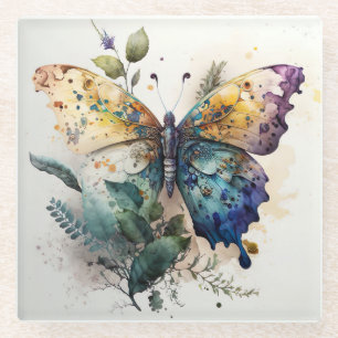 Beautiful and Colourful Butterfly Coaster