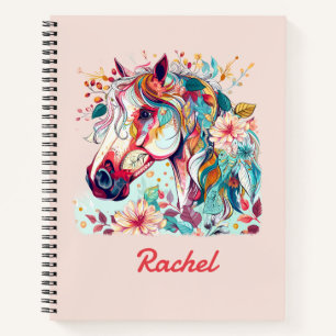 Beautiful and Colourful Horse Notebook