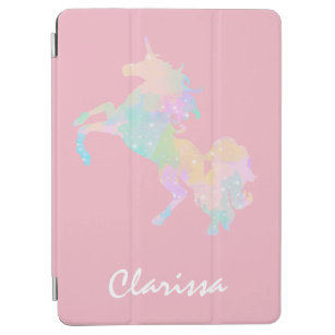 Beautiful and colourful unicorn iPad air cover