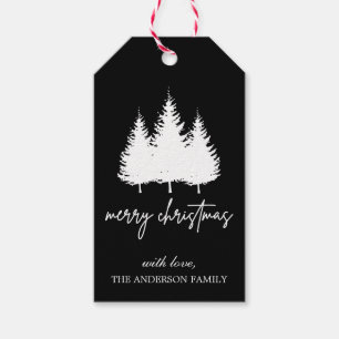 Beautiful and Elegant Merry Christmas Personalised Gift Tags