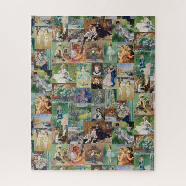 Beautiful and Elegant Renoir Paintings Jigsaw Puzzle (Vertical)