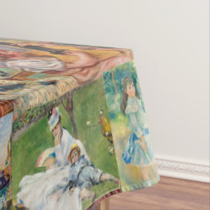 Beautiful and Elegant Renoir Paintings Tablecloth