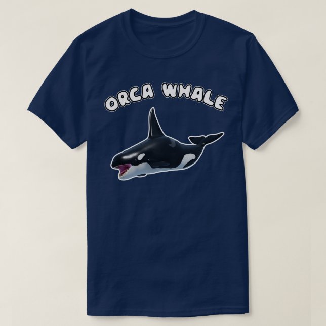 Beautiful and great orca whale T-Shirt (Design Front)