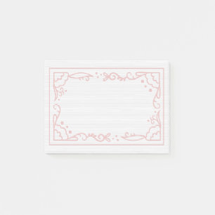Beautiful and simple frame design post-it notes