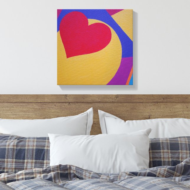Beautiful and Vibrant Colors! Canvas Print (Insitu(Bedroom))