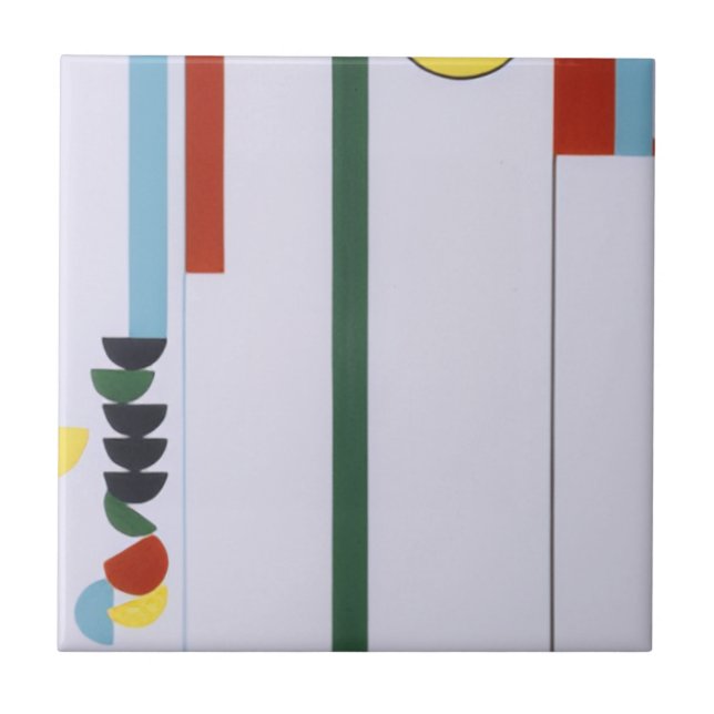 Beautiful and Vibrant Colors! Ceramic Tile (Front)