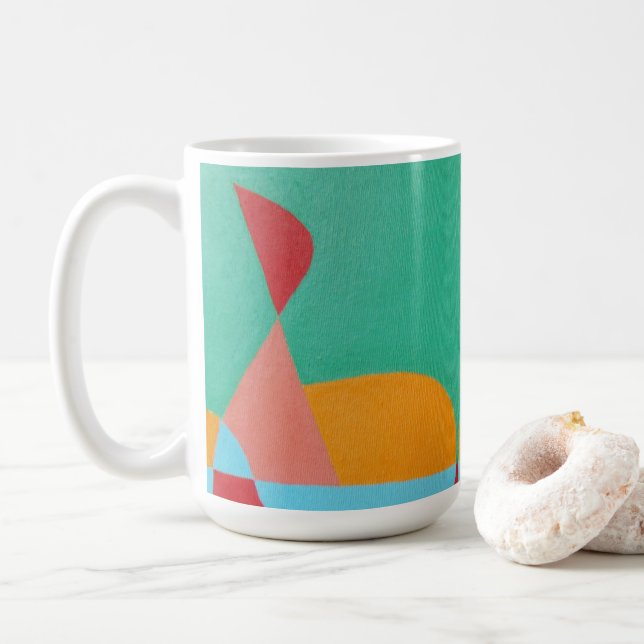 Beautiful and Vibrant Colors! Coffee Mug (With Donut)