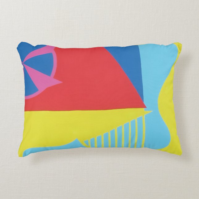 Beautiful and Vibrant Colors!  Decorative Cushion (Front)