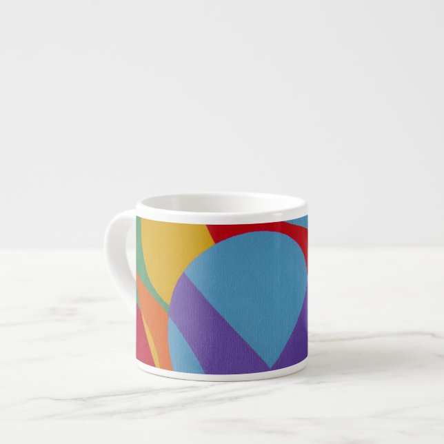 Beautiful and Vibrant Colors! Espresso Mug (Front Left)