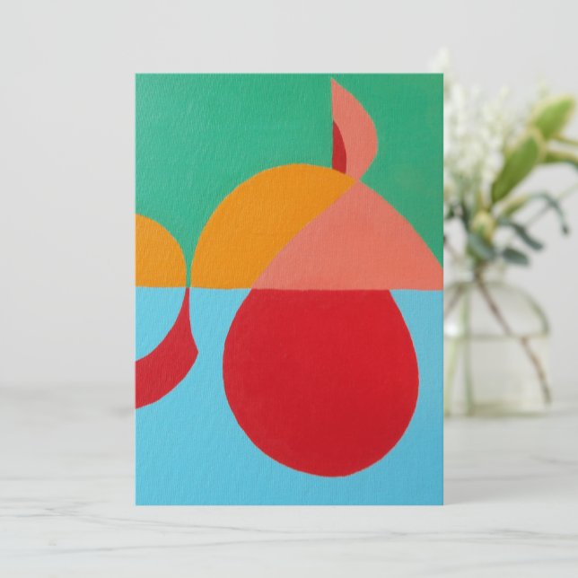 Beautiful and Vibrant Colors! Invitation (Standing Front)