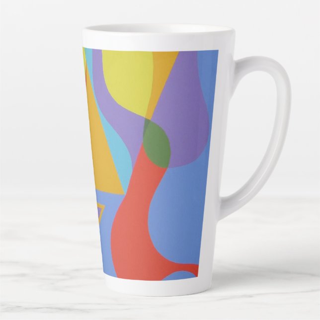 Beautiful and Vibrant Colors! Latte Mug (Right)