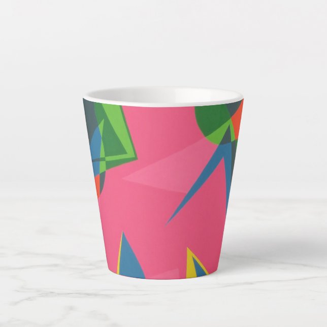Beautiful and Vibrant Colors! Latte Mug (Front)