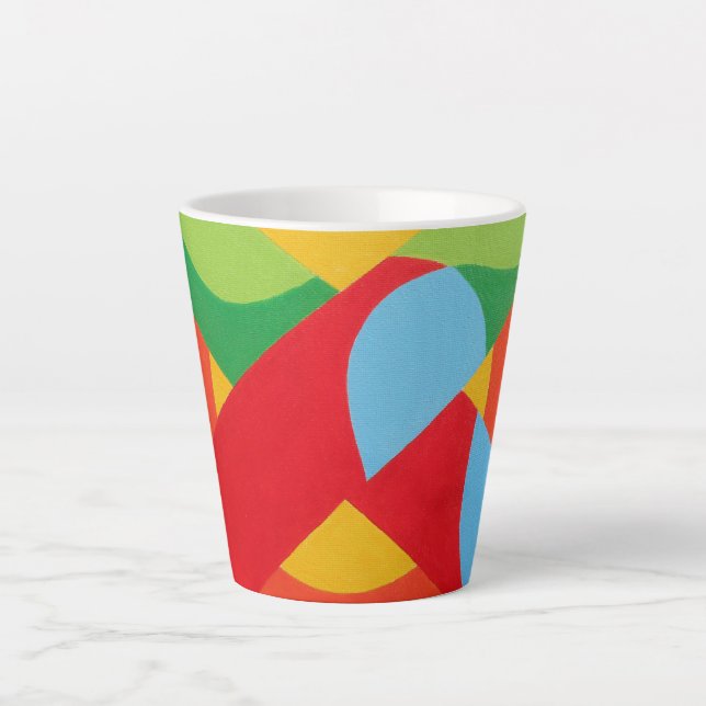 Beautiful and Vibrant Colors! Latte Mug (Front)