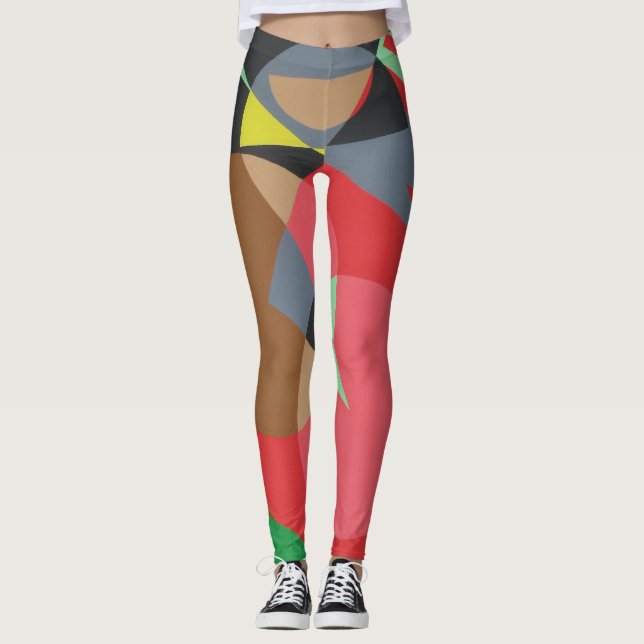 Beautiful and Vibrant Colors! Leggings (Front)