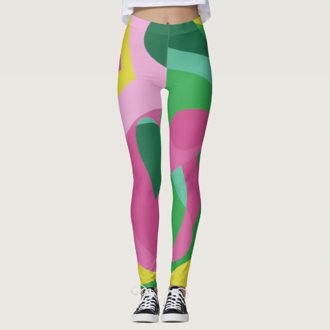 Beautiful and Vibrant Colors! Leggings (Front)