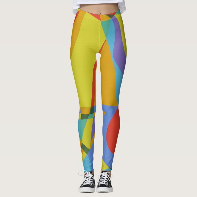 Beautiful and Vibrant Colors! Leggings (Front)