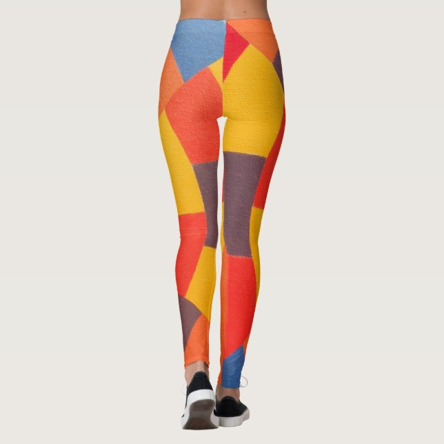 Beautiful and Vibrant Colors! Leggings (Back)