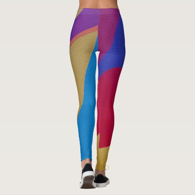Beautiful and Vibrant Colors! Leggings (Back)