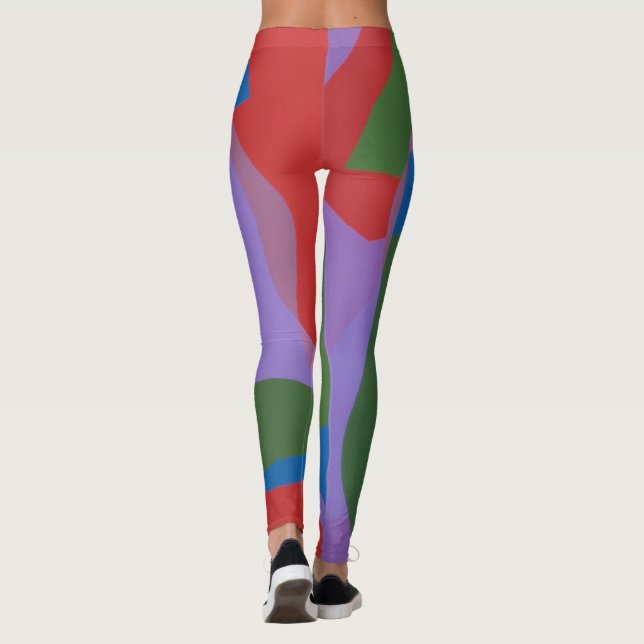 Beautiful and Vibrant Colors! Leggings (Back)