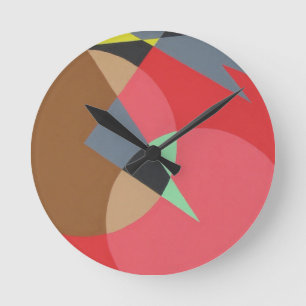 Beautiful and Vibrant Colors! Round Clock