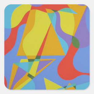 Beautiful and Vibrant Colors! Square Sticker