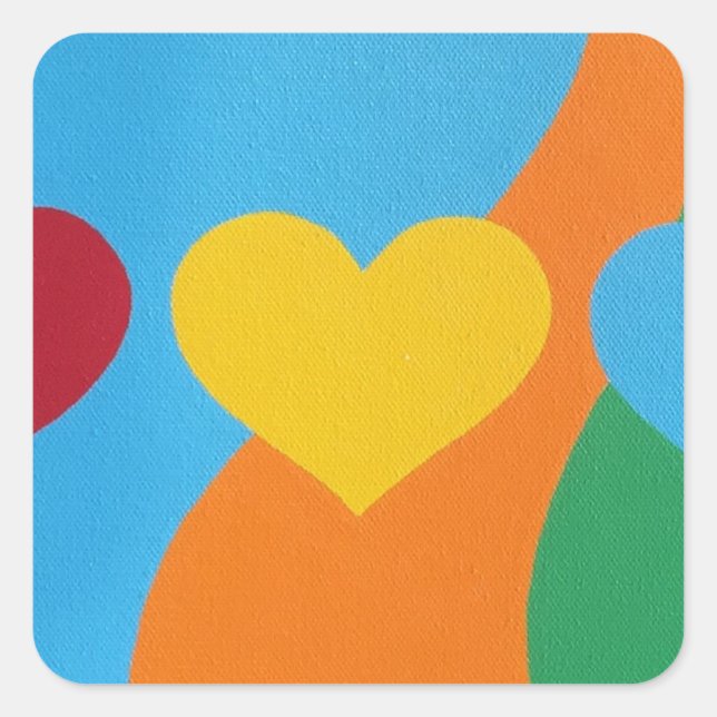 Beautiful and Vibrant Colors! Sticker (Front)