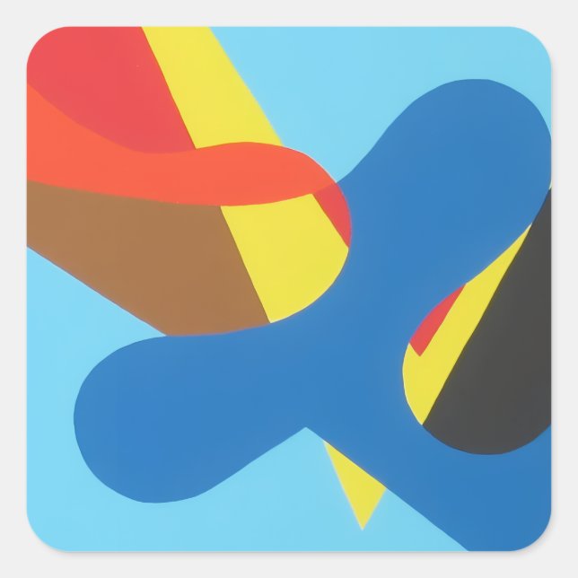 Beautiful and Vibrant Colors! Sticker (Front)