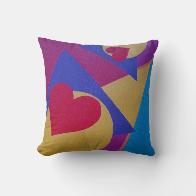 Beautiful and Vibrant Colors! Throw Pillow (Front)