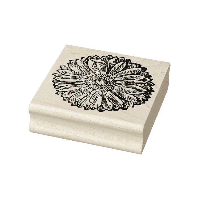 Beautiful Anemone Flower Blossom Botanical Rubber Stamp (Stamp)