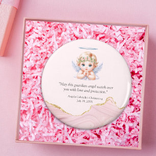 Beautiful Angel Baptism Favor Refrigerator Magnet