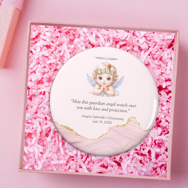 Beautiful Angel Baptism Favour Refrigerator Magnet (Creator Uploaded)
