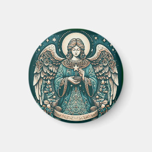 Beautiful Angel Beneath the stars Magnet