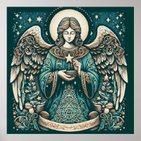 Beautiful Angel Beneath the stars