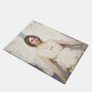 Beautiful Angel (by Abbott Handerson Thayer) Doormat
