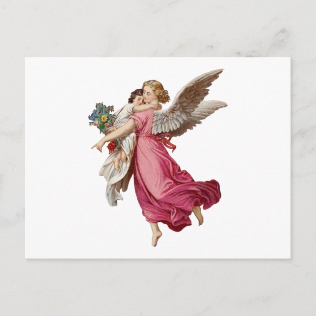 Beautiful Angel Cute Little Girl Postcard (Front)