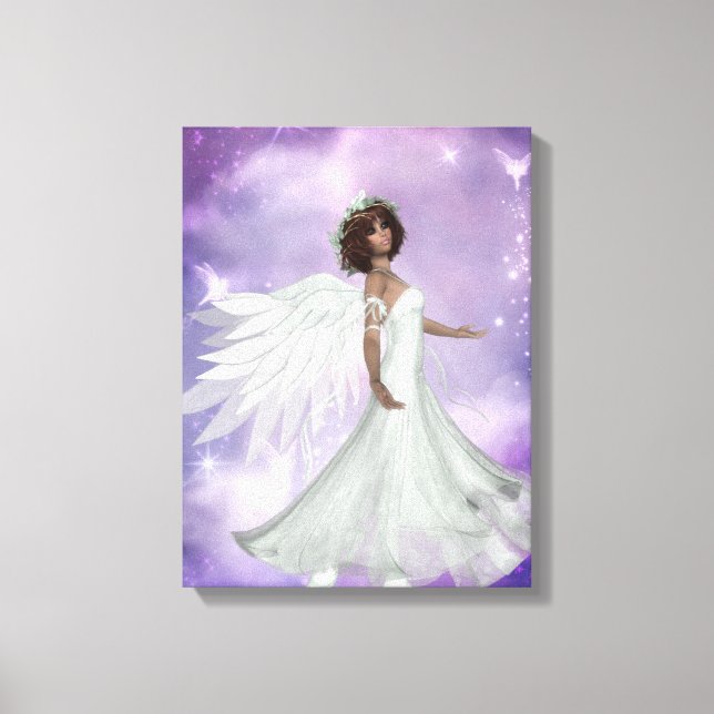 Beautiful Angel Design 3 Canvas Print (Front)