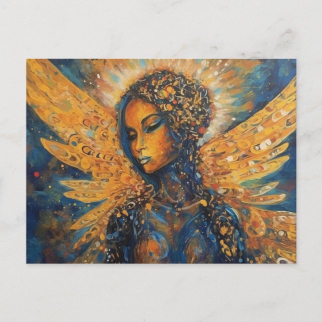 Beautiful Angel Painting Postcard (Front)