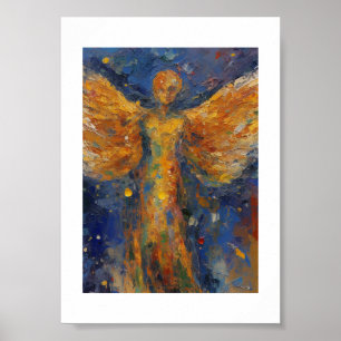 Beautiful Angel Painting Poster