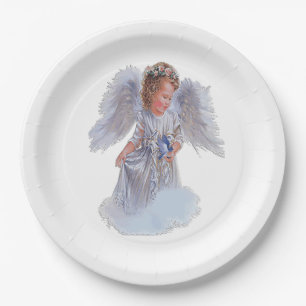Beautiful-Angel Paper Plate