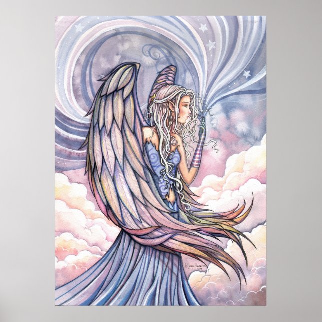 Beautiful Angel Poster Print by Molly Harrison (Front)