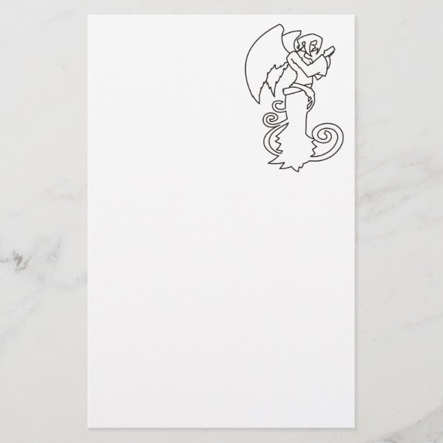 Beautiful Angel Stationary Stationery (Front)