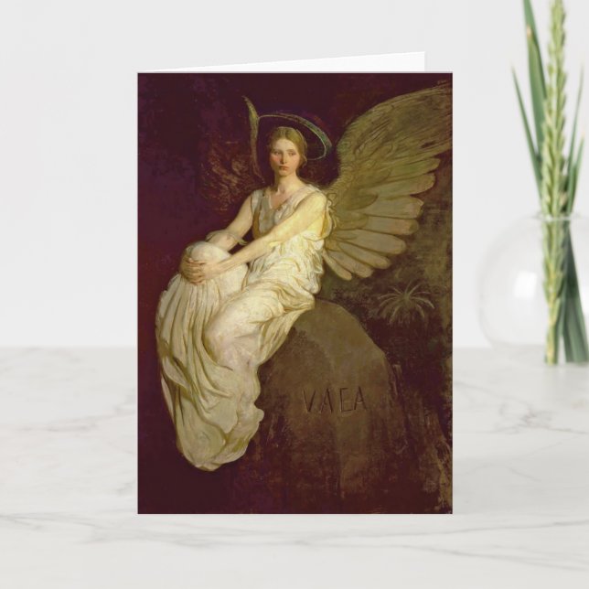 Beautiful Angel Vintage Card (Front)