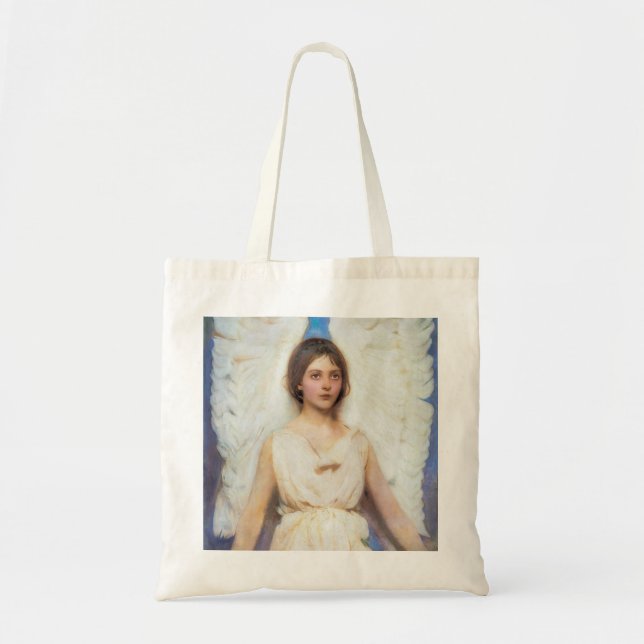Beautiful Angel Vintage Tote Bag (Front)
