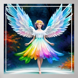Beautiful Angel Wings Art-35444 Poster