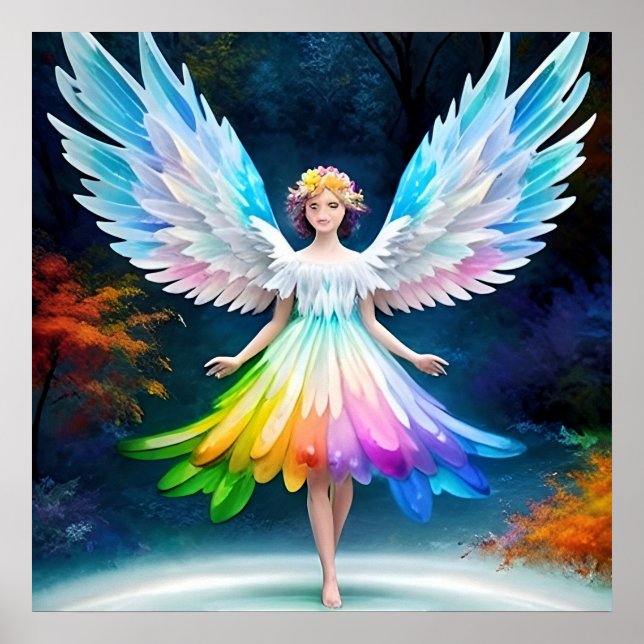 Beautiful Angel Wings Art-35444 Poster (Front)