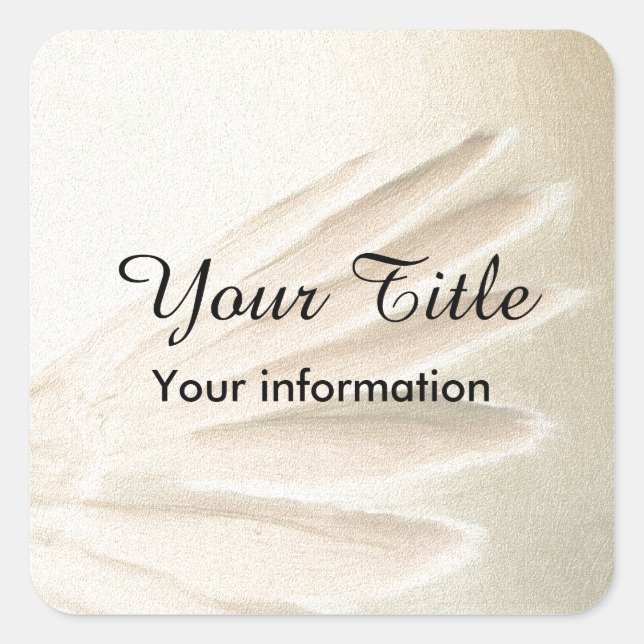 Beautiful Angel Wings Gift & Promotional Products Square Sticker (Front)