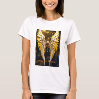 Beautiful angel wings in yellow and golden T-Shirt