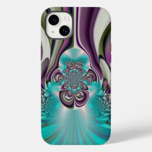 Beautiful Angelic Purple and Cyan Abstract Print Case-Mate iPhone 14 Plus Case