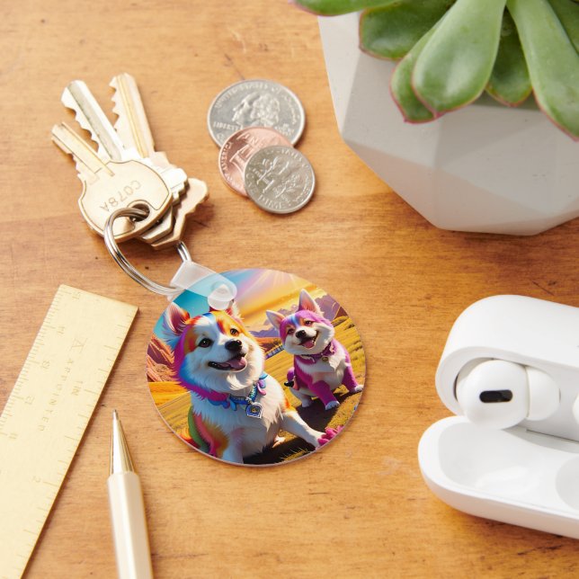 Beautiful Animal Four Key Ring (Desk)